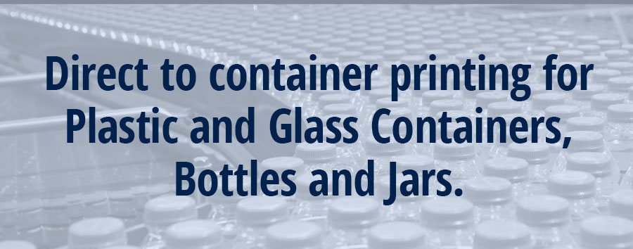 Custom Package Printing - a variety of custom printed bottles and jars